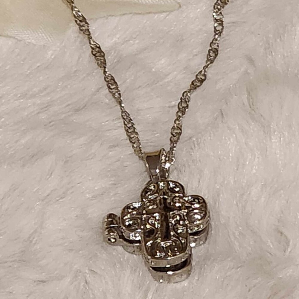 Dainty Heart/Cross Necklace/Locket